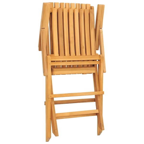 vidaXL Klappstoler 2 stk 61x67x90 cm heltre teak