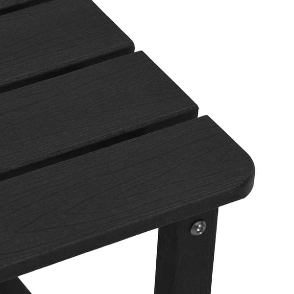 vidaXL Solstol Reclining 3 pcs Svart polyeten