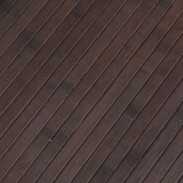 vidaXL Rumsavdelare mörkbrun bredd 400 cm höjd 165 cm bambu