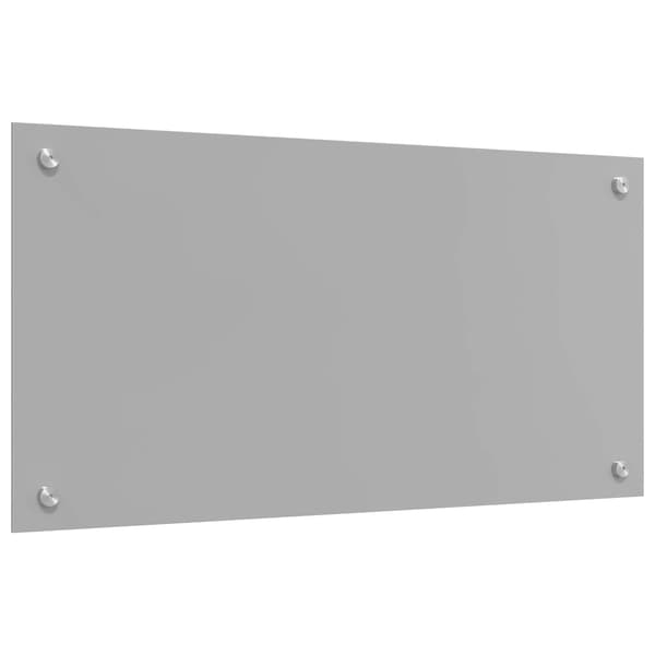vidaXL Köksskydd Ljusgrå 80 x 40 cm härdat glas