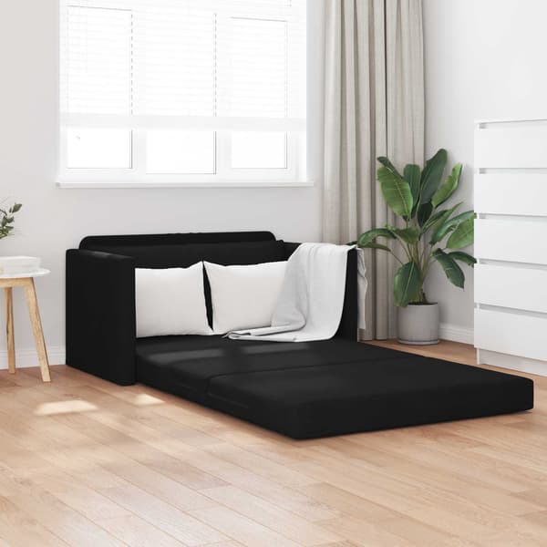 vidaXL Soffsäng 110cm Svart tyg