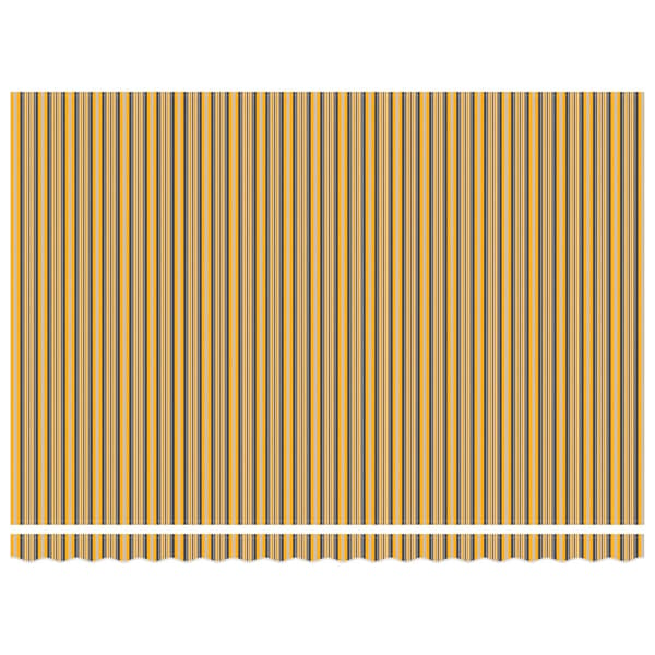 vidaXL Utfällbar markis Flerfärgsdesign 450 × 300 cm