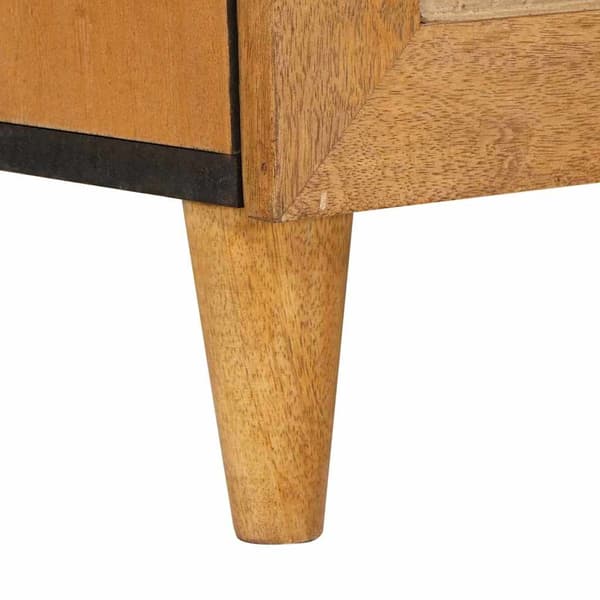 vidaXL Serviesskap 2 pcs Brun 60 x 33 x 75 cm heltre mango