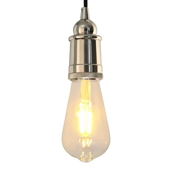 vidaXL Lampeholdere 2 stk satin nikkel E27