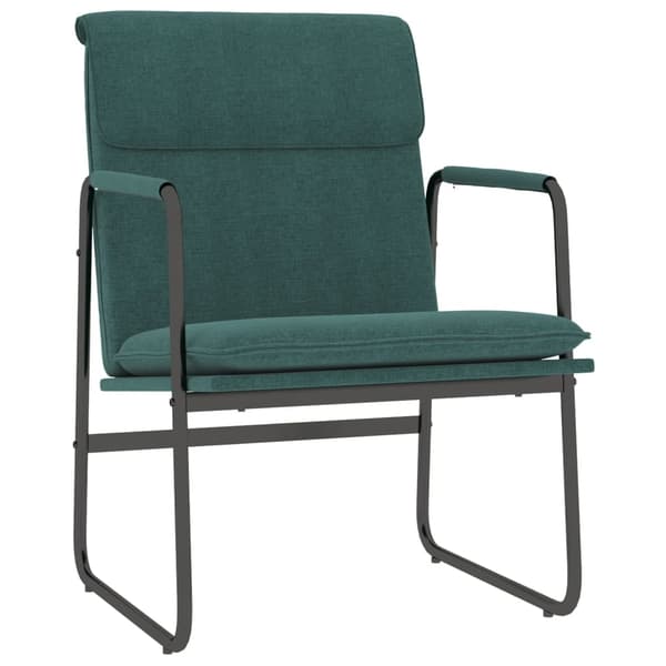 vidaXL Loungestol mörkgrön 55x64x80 cm tyg