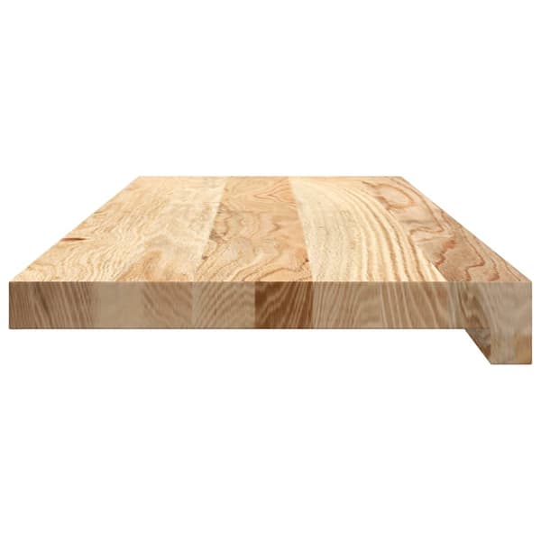 vidaXL Trappetrinn 8 stk ubehandlet 70x30x2 cm heltre eik