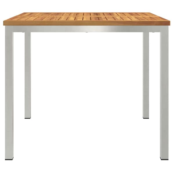 vidaXL SpiseBord Brun 90 x 90 x 75 cm Solid akasietre
