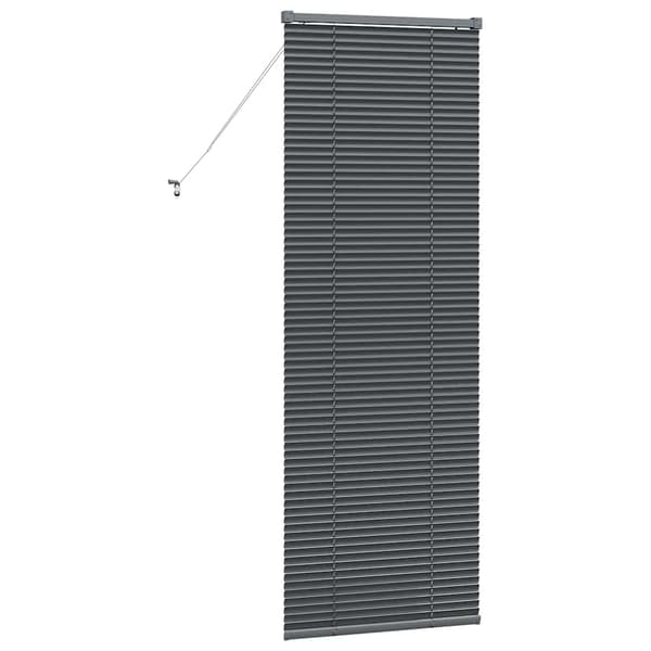 vidaXL Persienner Mörkgrå 175 x 55 cm Aluminium