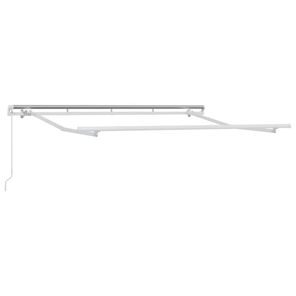 vidaXL Markisram Vit 3 x 2 m Metall