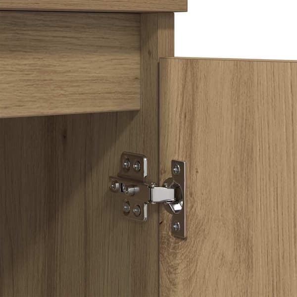 vidaXL Serviesskap artisan eik 35 x 60 x 70 cm Konstruert tre