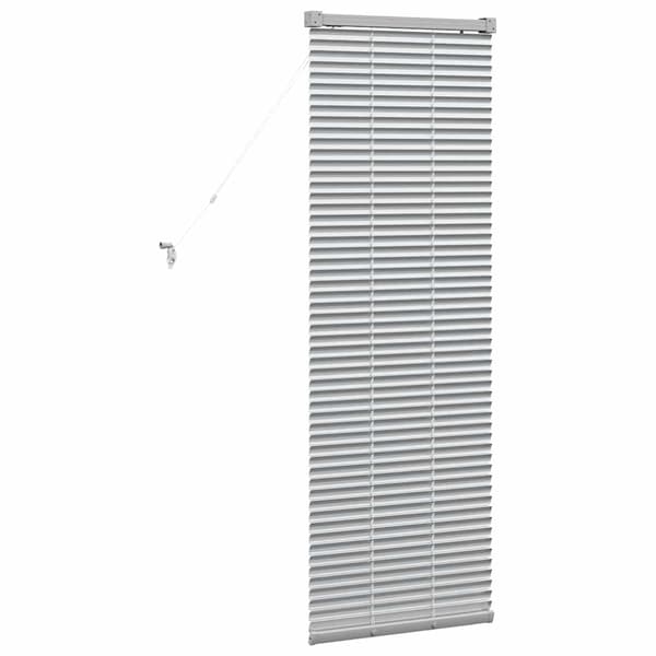 vidaXL Persienner Silver 130 x 45 cm Aluminium