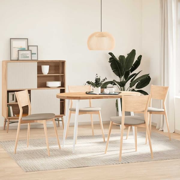 vidaXL Soffbordsben konisk form 4 st vit 72-73 cm stål