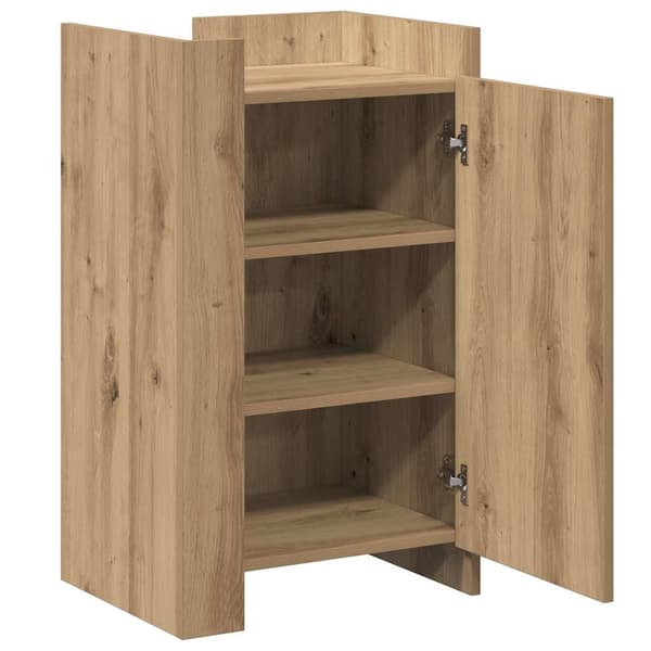 vidaXL Sideboard Artisan Ek 45 x 35 x 75 cm