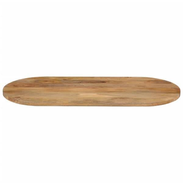 vidaXL Bordplate 100x50x3,8 cm oval heltre mango