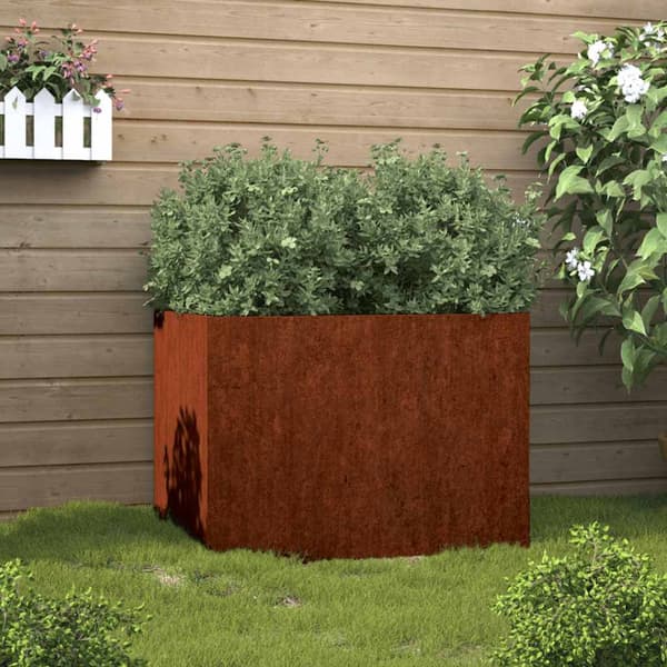 vidaXL Plantekasse 62x47x46 cm cortenstål