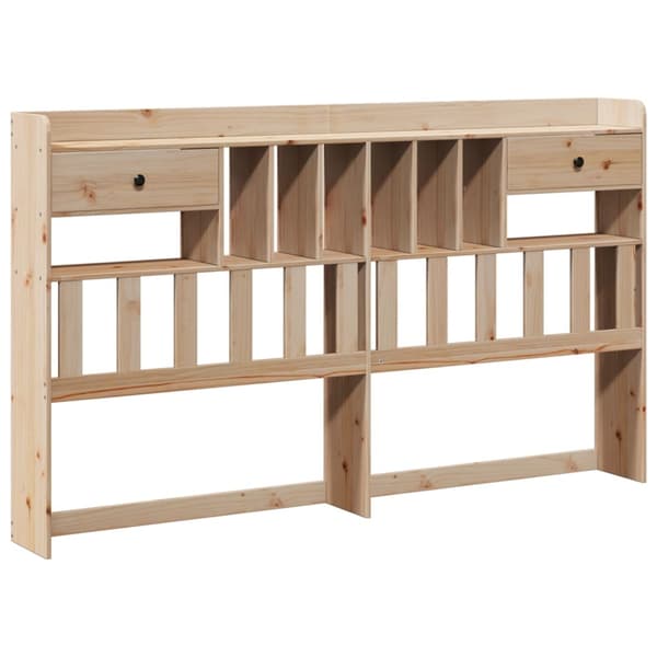 vidaXL Hodegavl med oppbevaring 180 cm heltre furu