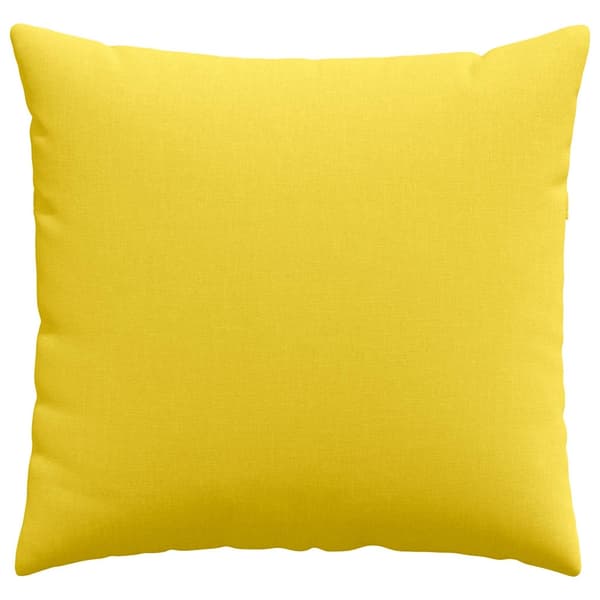vidaXL Soffkuddar 2 st Ljusgul 45 x 45 cm tyg