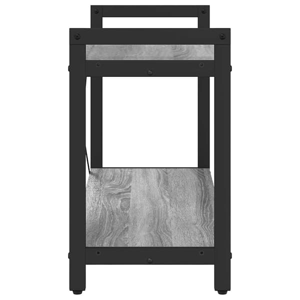 vidaXL Hyllsystem Grå sonoma 80 x 30 x 50 cm Konstruerat trä