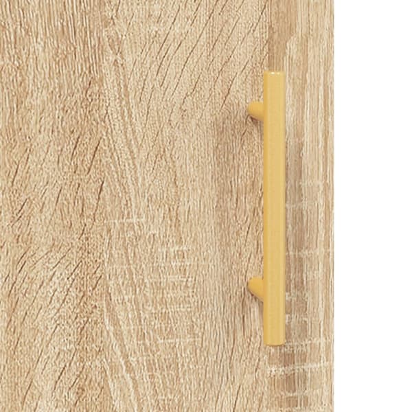 vidaXL Highboard sonoma eik 69,5x34x180 cm konstruert tre