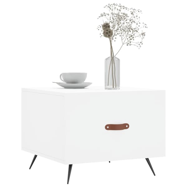 vidaXL Soffbord svart 50x50x40 cm konstruerat trä