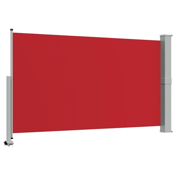 vidaXL Infällbar sidomarkis 140 x 300 cm röd