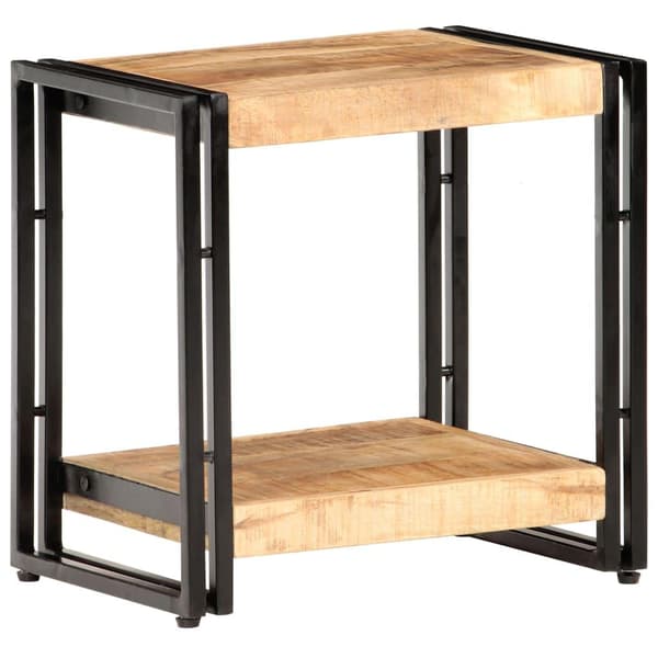 vidaXL Sidebord 40x30x40 cm grovt heltre mango