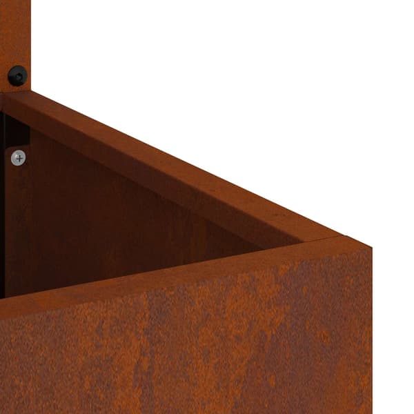 vidaXL Trädgårds integritetsskärm Rostig 50 x 140 cm cortenstål