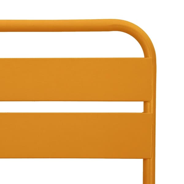 vidaXL Fällstol för trädgård 2 pcs Senapsgul 42 x 52 x 82cm