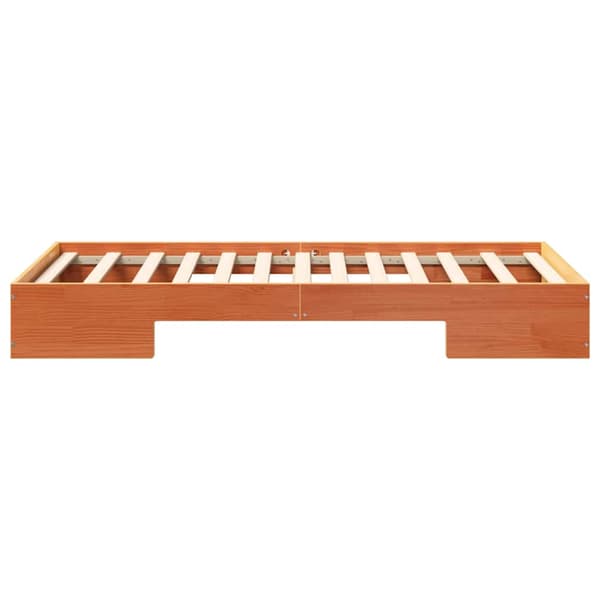 vidaXL Sängram Brun 75 x 190 cm
