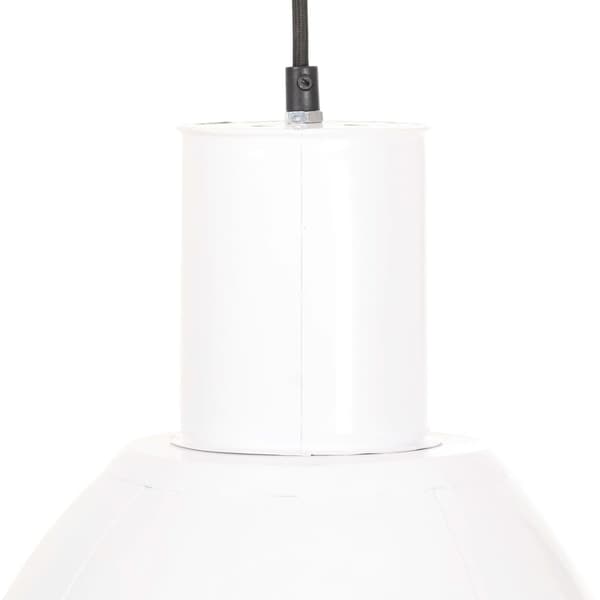 vidaXL Hänglampa 25 W vit rund 28,5 cm E27