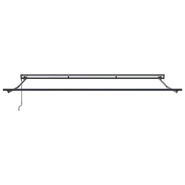 vidaXL Utfällbar markis Blå och Vit 400 × 300 cm