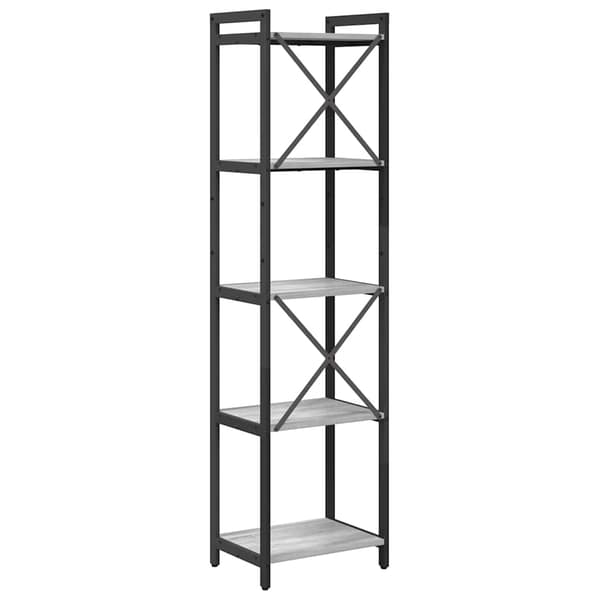 vidaXL Hyllsystem Grå sonoma 40 x 30 x 155 cm Konstruerat trä