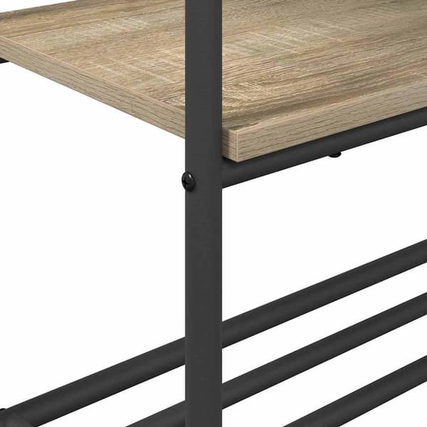 vidaXL Klesstativ med hyller Sonoma eik 77 x 30 x 171 cm