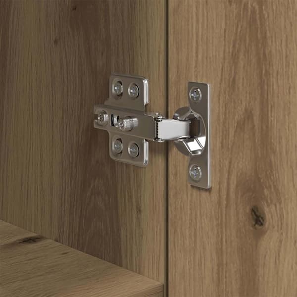 vidaXL Serviesskap Artisan Eik 30 x 30 x 70 cm Konstruert tre