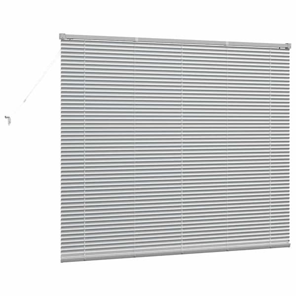 vidaXL Persienner Silver 130 x 155 cm Aluminium