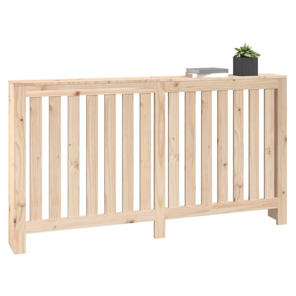 vidaXL Elementskydd 153x19x84 cm massiv furu