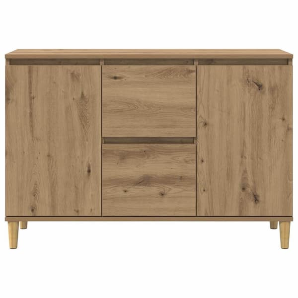 vidaXL Skjenk artisan eik 102x35x70 cm konstruert tre