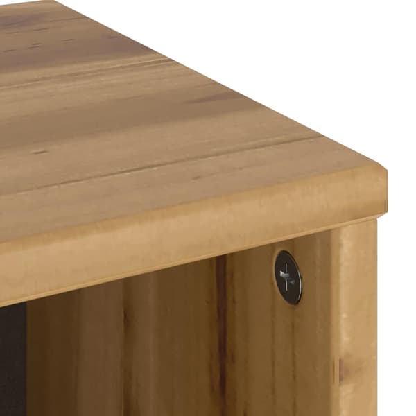 vidaXL Sideskap ODDA 40x24x79 cm heltre furu