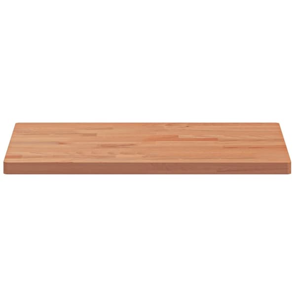 vidaXL Bordplate 60x40x2,5 cm rektangulær heltre bøketre