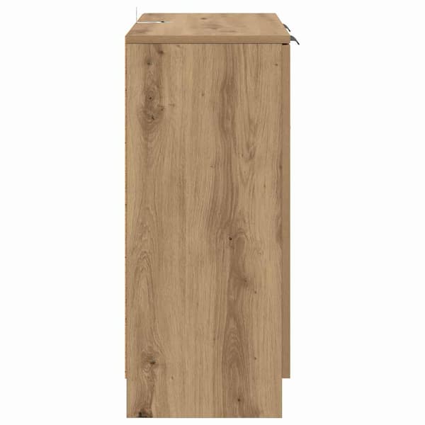 vidaXL Serviesskap Artisan Eik 60 x 30 x 70 cm Konstruert tre