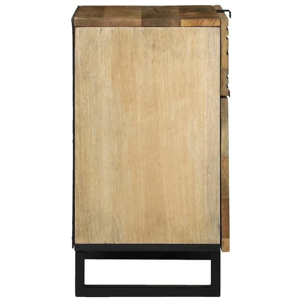 vidaXL Sideboard 60x33x75 cm Massivt Mangoträ