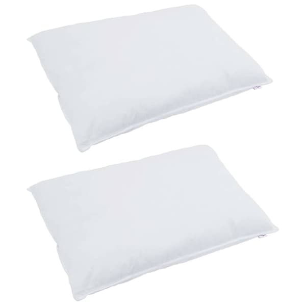 vidaXL Täckeset med kudde 3 pcs Vit Bomull