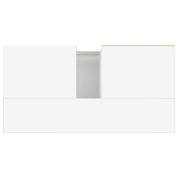 vidaXL Baderomsskap hvit 65x33x60 cm konstruert tre