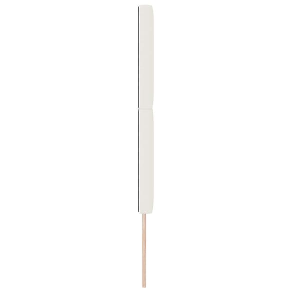 vidaXL LED Sänggavel Gräddvit 72 cm Manchester