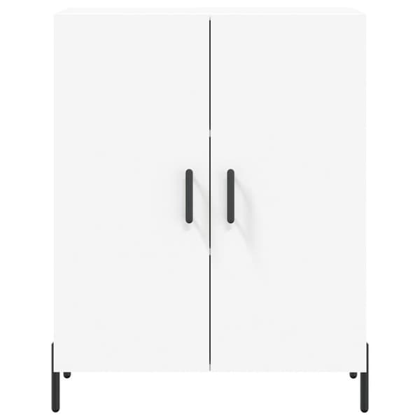 vidaXL Highboard hvit 69,5x34x180 cm konstruert tre