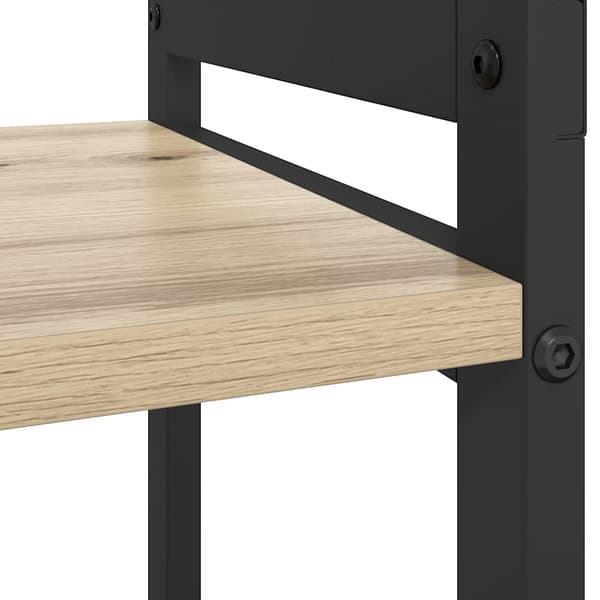 vidaXL Bokhylle Sonoma eik 60 x 30 x 50 cm Konstruert tre