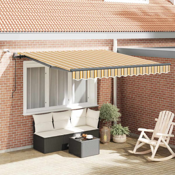 vidaXL Markisduk Flerfärgad 300 x 250 cm Polyester