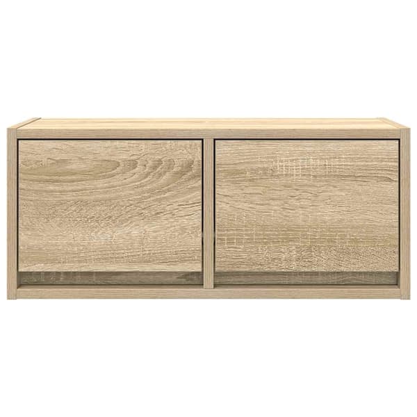 vidaXL TV-benk sonoma eik 60x31x25,5 cm konstruert tre