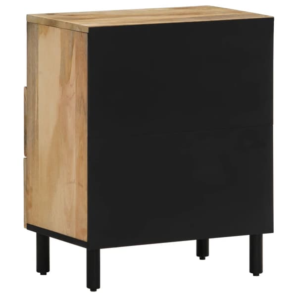 vidaXL Nattbord 50x33x60 cm heltre mango