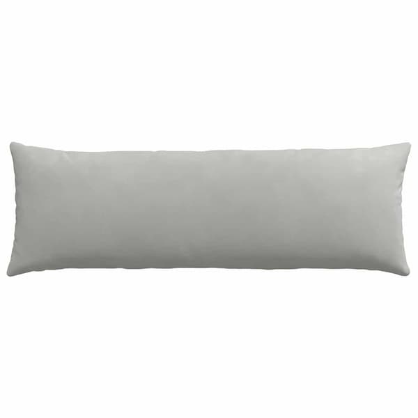 vidaXL Soffkuddar 2 st Ljusgrå 120 x 40 cm tyg